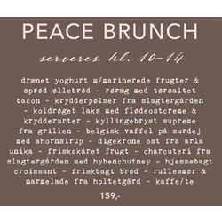 Brunch på Café Peace i Aalborg